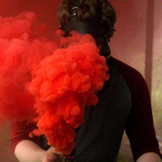 Red smoke
